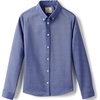 image:imageLands End School Uniform Girls Long Sleeve Oxford Dress ShirtFrench Blue