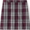 Plaid Burgundy/Gray
