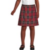 image:imageLands End School Uniform Girls Plaid Box Pleat Skirt Top of the KneeRedBlack Plaid