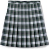 image:imageLands End School Uniform Girls Plaid Pleated Skirt Below the KneeWhite Plaid