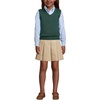 image:imageLands End School Uniform Kids Cotton Modal Sweater VestEvergreen