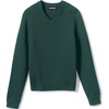 image:imageLands End School Uniform Kids Cotton Modal VNeck SweaterEvergreen