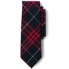 image:imageLands End School Uniform Kids Plaid To Be Tied TieClassic Navy Large Plaid