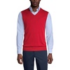 image:imageLands End School Uniform Mens Cotton Modal Fine Gauge Sweater VestRed
