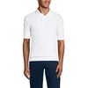 image:imageLands End School Uniform Mens Short Sleeve Banded Bottom Polo ShirtWhite