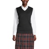 image:imageLands End School Uniform Womens Cotton Modal Fine Gauge Sweater VestBlack