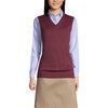 image:imageLands End School Uniform Womens Cotton Modal Sweater VestBurgundy