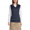 image:imageLands End School Uniform Womens Cotton Modal Sweater VestClassic Navy