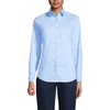 image:imageLands End School Uniform Womens No Gape Long Sleeve Stretch ShirtLight Sea Blue