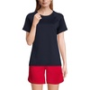 image:imageLands End School Uniform Womens Short Sleeve Active TeeClassic Navy