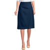 image:imageLands End School Uniform Womens Solid Aline Skirt Below the KneeAcademic Classic Navy