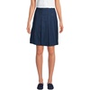 image:imageLands End School Uniform Womens Solid Box Pleat Skirt Top of KneeAcademic Classic Navy