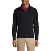 image:imageLands End School Uniform Young Mens Lightweight Fleece Quarter Zip PulloverBlack