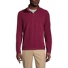 image:imageLands End School Uniform Young Mens Lightweight Fleece Quarter Zip PulloverBurgundy