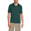 image:imageLands End School Uniform Young Mens Short Sleeve Mesh Polo ShirtEvergreen