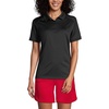 image:imageLands End School Uniform Young Womens Short Sleeve Rapid Dry Polo ShirtBlack