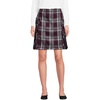 image:imageLands End School Uniform Young Womens Side Pleat Plaid Skort Above the KneePlaid BurgundyGray