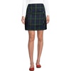 image:imageLands End School Uniform Young Womens Side Pleat Plaid Skort Above the KneePlaid HunterClassic Navy
