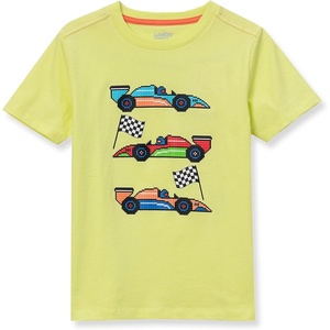 image:imageLands End Boys Graphic T ShirtRace CarsSunny Lime