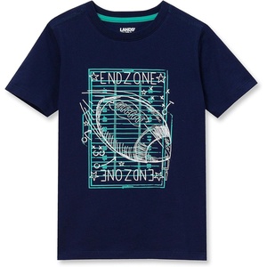 image:imageLands End Boys Husky Short Sleeve Graphic TeeEndzoneNavy