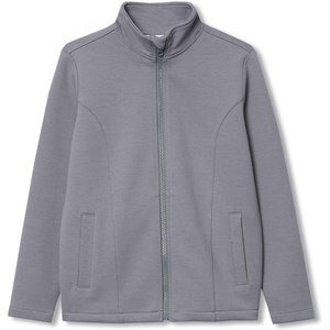image:imageLands End Boys Long Sleeve Knit Full Zip Mock Neck SweatshirtCocoon