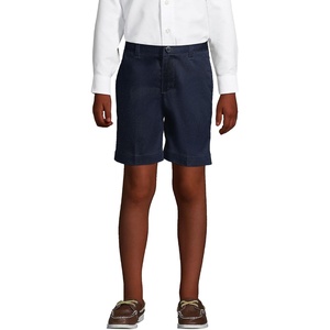 image:imageLands End Boys Slim Plain Front Blend Chino ShortsClassic Navy