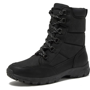 image:imageLands End Expedition Insulated Winter Boots for Men Lace Up or Slip On Waterproof Mens Snow Boots Medium or Wide Width Mens Shoes Size 8 to 13 Black Brown Green or GreyBlack Max