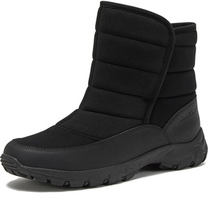 image:imageLands End Expedition Insulated Winter Boots for Men Lace Up or Slip On Waterproof Mens Snow Boots Medium or Wide Width Mens Shoes Size 8 to 13 Black Brown Green or GreyBlack