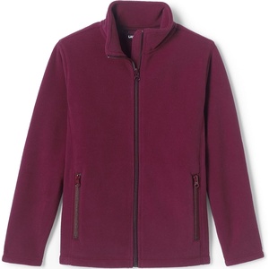 image:imageLands End Kids Midweight Fleece JacketBurgundy