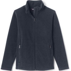 image:imageLands End Kids Midweight Fleece JacketDark Charcoal