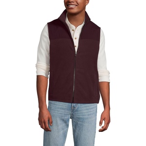 image:imageLands End Mens Anyweather RainDefense Fleece VestLush Burgundy