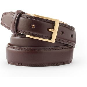 image:imageLands End Mens Classic Leather Chino BeltDark Brown