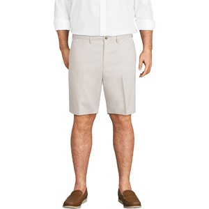 image:imageLands End Mens Comfort Waist 9 No Iron Chino ShortsLight Stone