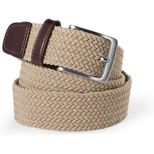 image:imageLands End Mens Elastic Braid BeltKhaki