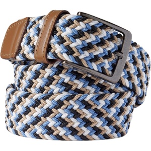 image:imageLands End Mens Elastic Braid BeltSlate Blue Multi