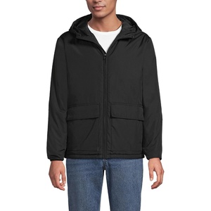 image:imageLands End Mens FeatherFree Insulated Hooded JacketBlack