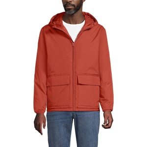 image:imageLands End Mens FeatherFree Insulated Hooded JacketBourbon