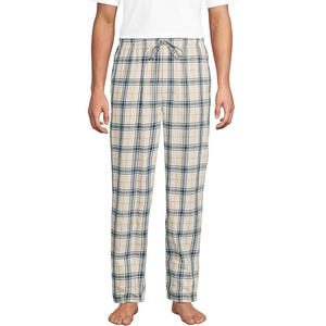 image:imageLands End Mens Flannel Pajama PantsAntique Alabaster Plaid