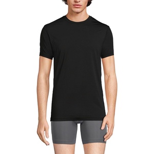 image:imageLands End Mens Flex Performance Crewneck UndershirtBlack
