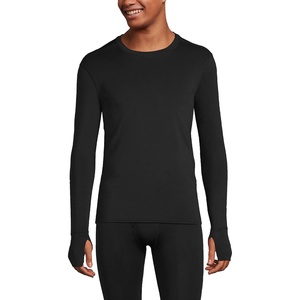 image:imageLands End Mens Flex Performance CrewneckBlack