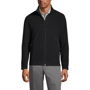 image:imageLands End Mens FullZip MidWeight Fleece JacketBlack