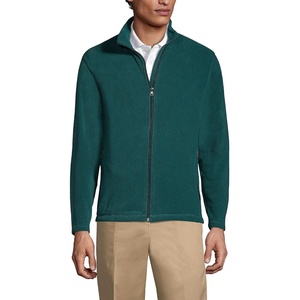 image:imageLands End Mens FullZip MidWeight Fleece JacketEvergreen