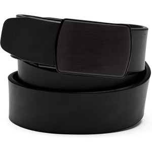 image:imageLands End Mens Leather Adjustable Slide BeltBlack