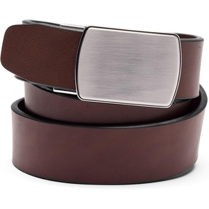image:imageLands End Mens Leather Adjustable Slide BeltBrown