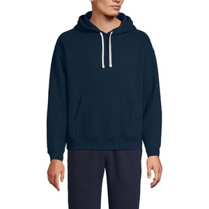 image:imageLands End Mens Long Sleeve Serious Sweats Oversized HoodieRadiant Navy