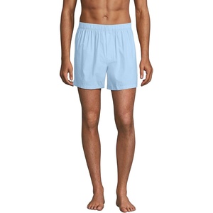 image:imageLands End Mens Poplin Boxers 3packBlue Jay