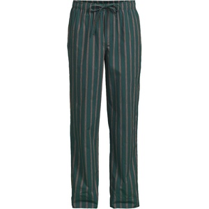 image:imageLands End Mens Poplin Pajama PantsGreenRusset Clay Stripe