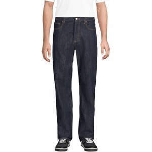 image:imageLands End Mens Rigid Comfort Waist Classic Fit JeanForever Indigo