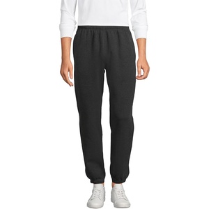 image:imageLands End Mens Serious Sweats Drawstring SweatpantsDark Charcoal Heather