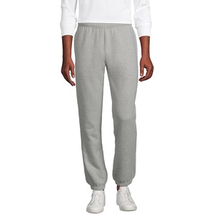 image:imageLands End Mens Serious Sweats Drawstring SweatpantsGray Heather